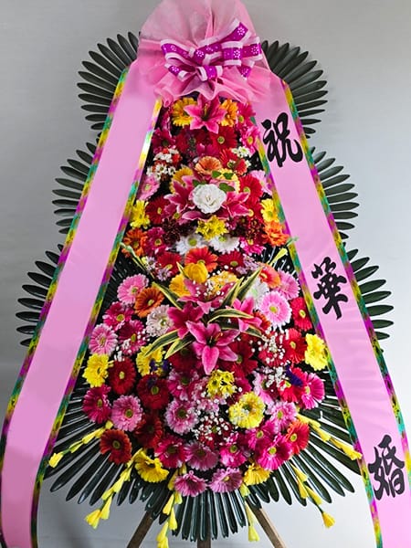 더컨벤션 신사점 가장 인기있는 3단화환 기본형